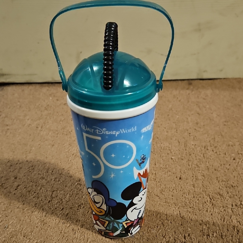 Walt Disney World 50th Anniversary Blue Tumbler